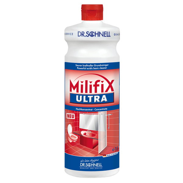 MILIFIX ULTRA Saurer Spezial-Grundreiniger für Industrie-, Bauschluss- und Sanitärraumreinigung.