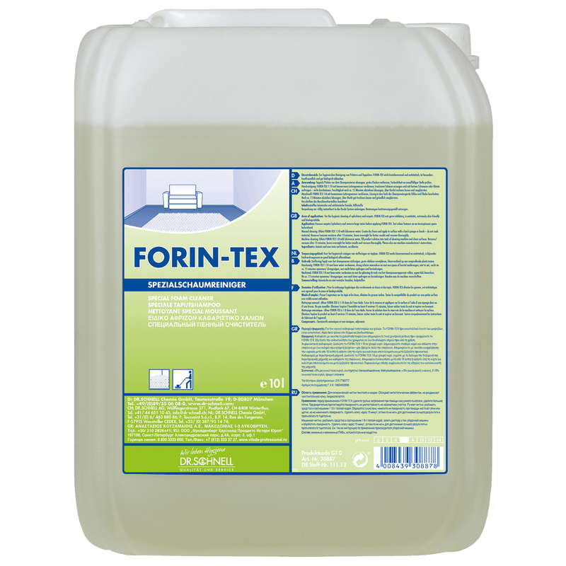 FORIN-TEX Spezialschaumreiniger für Teppiche und Polster.
