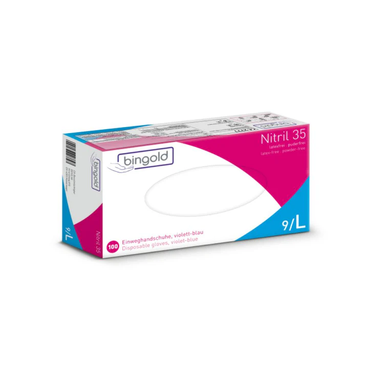 Lagerartikel(0007483)0007483-BINGOLDNitril35EinweghandschuheNitril-Handschuhe%2Cpuderfrei%2CGrL%2Cviolettblau-100St%C3%BCckBox-602102
