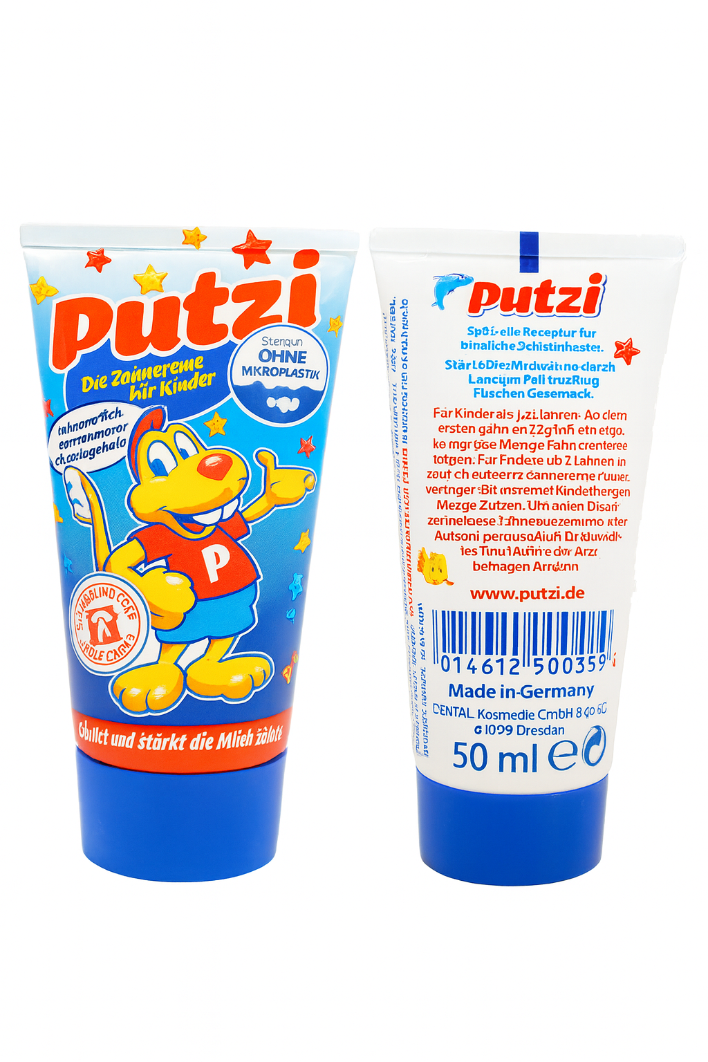 Lagerartikel(0006964)PutziZahncremef%C3%BCrKinderCalcium-50mlTube