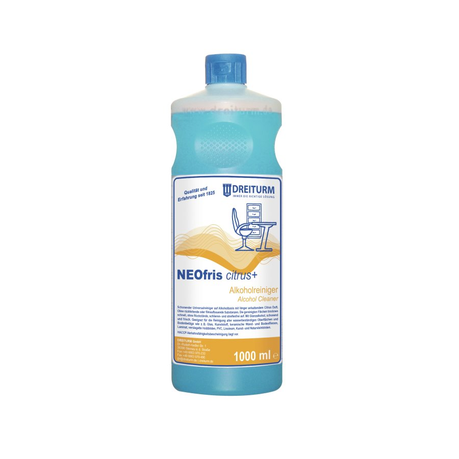 Lagerartikel(0000524)0000524-DreiturmNEOfriscitrus%2B%2CAlkoholreiniger-1LiterFlasche