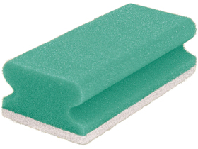 Lagerartikel(0001540)0001540-SitoPadschwammmitGriff(VliesPU)gr%C3%BCnweiss%2C150x70x45mm%2Cnichtkratzend-10St%C3%BCckPacket