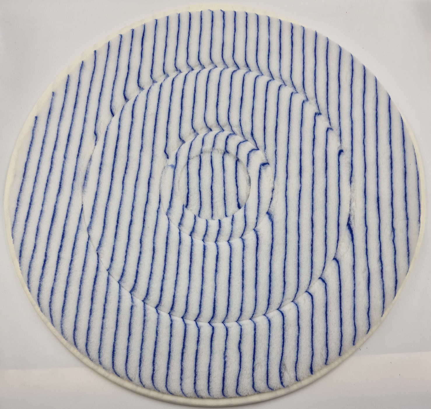 Lagerartikel(0000719)0000719-GlitFloorPadsBodenreinigungsscheibenPolyPadMikrofaserweissmitblauenStreifen%2C21533mm(2)