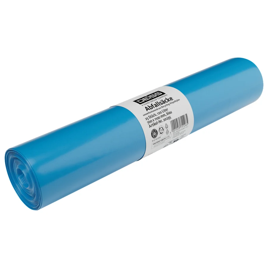 Lagerartikel(0007429)DeissM%C3%BCllbeutelLDPE120Liter%2CTyp60%2C700x1100x0%2C025mm25%C2%B5%2Cblau-25St%C3%BCckRolle-20295